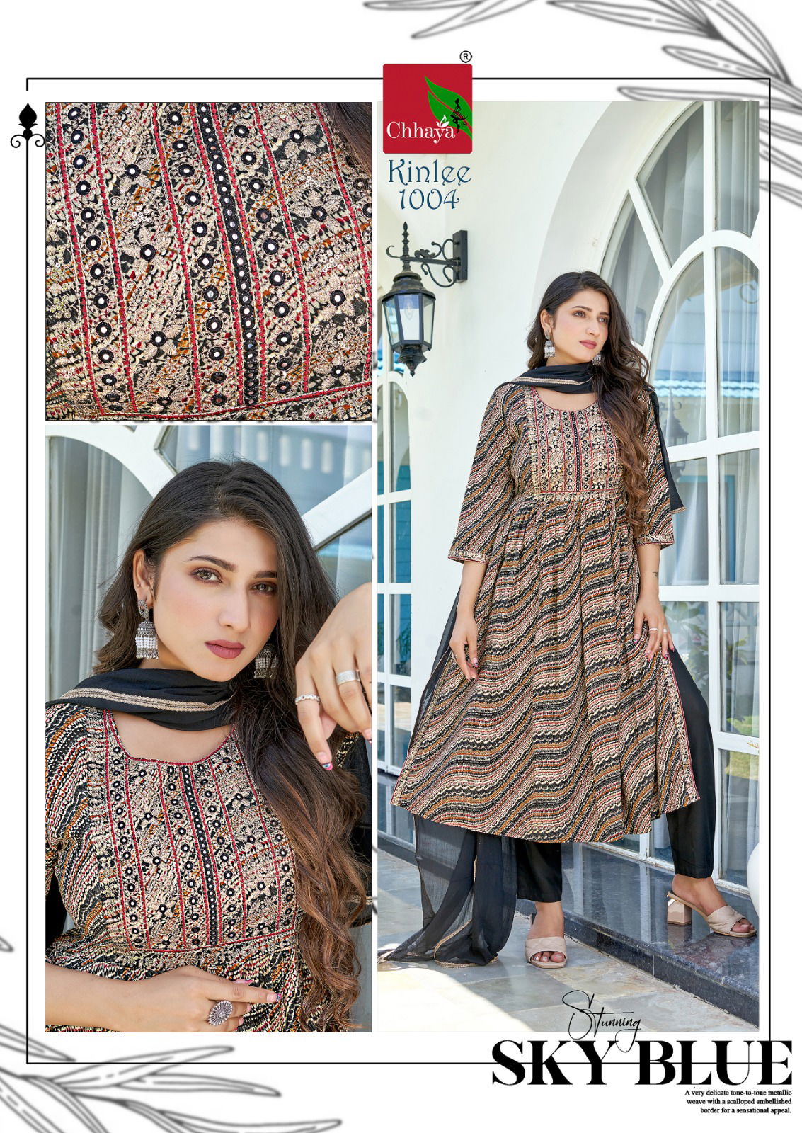 Kinlee Chhaya Rayon Printed Readymade Suits Catalog